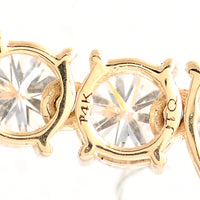 5.99 Carats Lab Grown Diamond 14K Gold Necklace