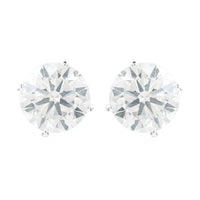 3.18 Carats Lab Grown Diamond 14K Gold Earrings