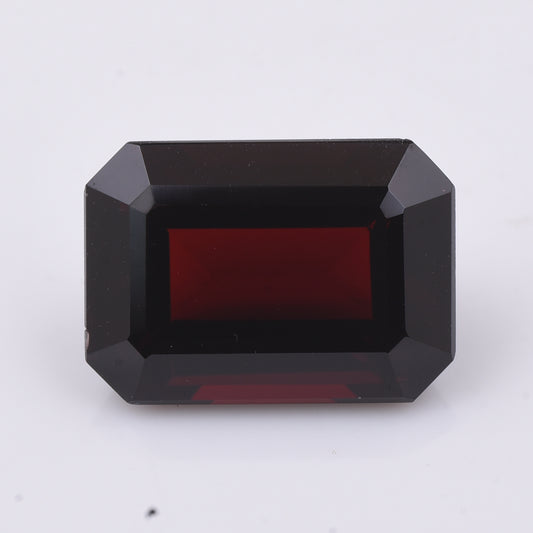 9.35 Natural Pyrope-Almandite Garnet Emerald Cut Gemstone