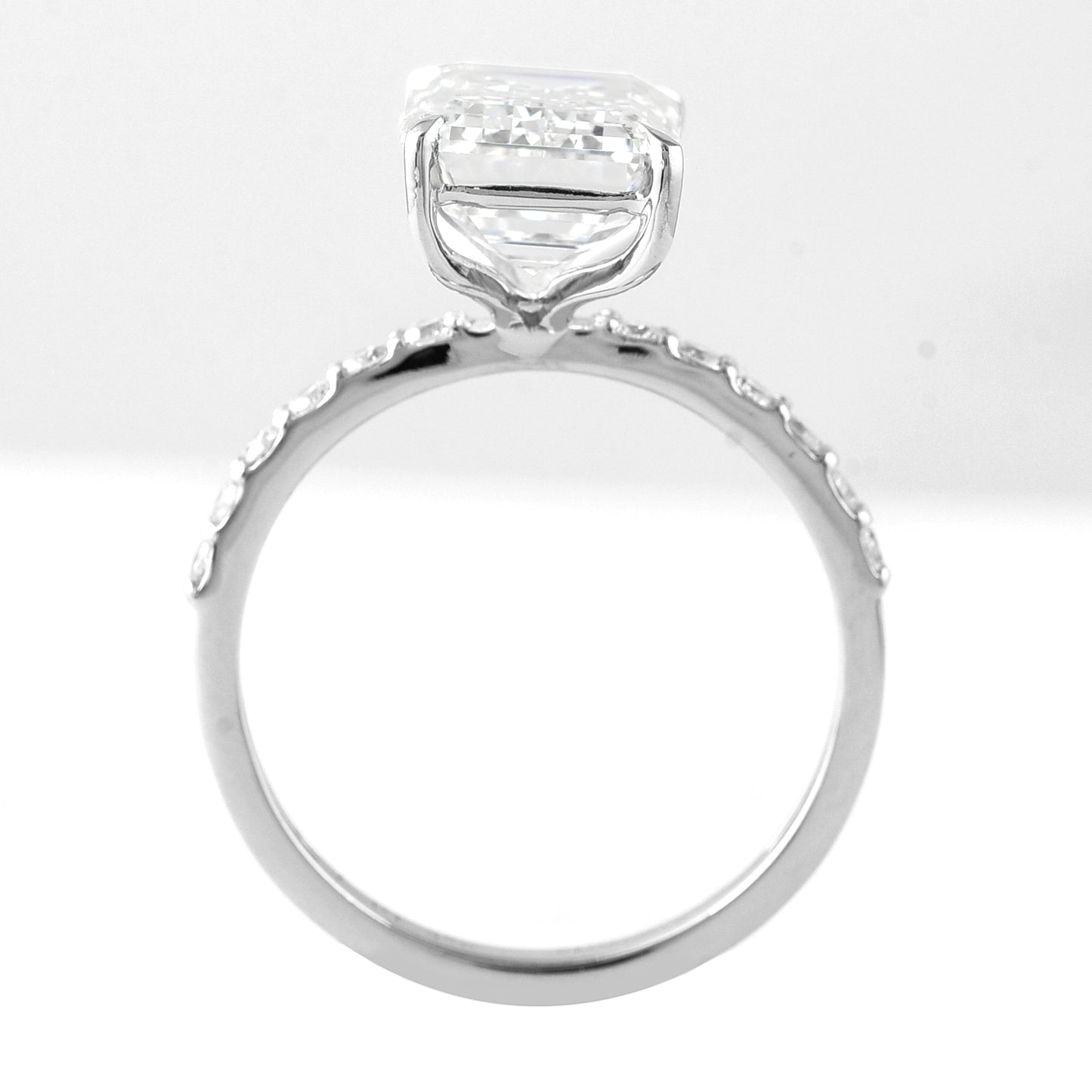 4.80 Carats Lab Grown Diamond 950 Platinum Ring