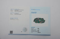 1.90 Ct Marquise Mixed Cut, Round Mixed Cut, Pear Mixed Cut Natural Emerald 950 Platinum Ring