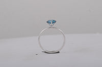 1.20 Carats Blue Lab Grown Diamond 14K Gold Ring
