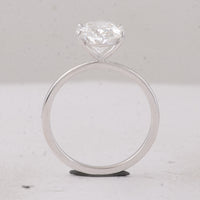 3.07 Carats Lab Grown Diamond 14K Gold Ring