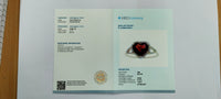 1.75 Ct Heart Mixed Cut Natural Garnet 14K Gold Ring