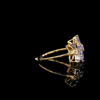 1.63 Ct Marquise Tanzanite 14K Gold Ring
