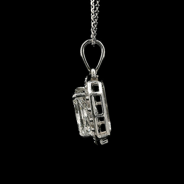 1.92 Carats Lab Grown Diamond 14K Gold Pendant