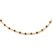12.37 Ct Round Dyed Ruby 925 Sterling Silver Necklace