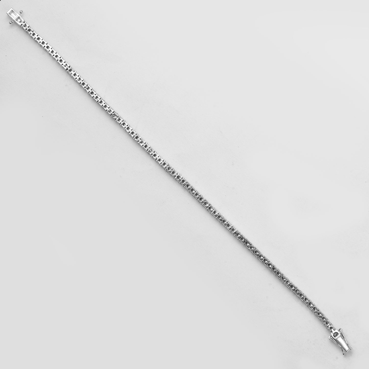 3.56 Ct Round Lab Grown Diamond 14K Gold Bracelet