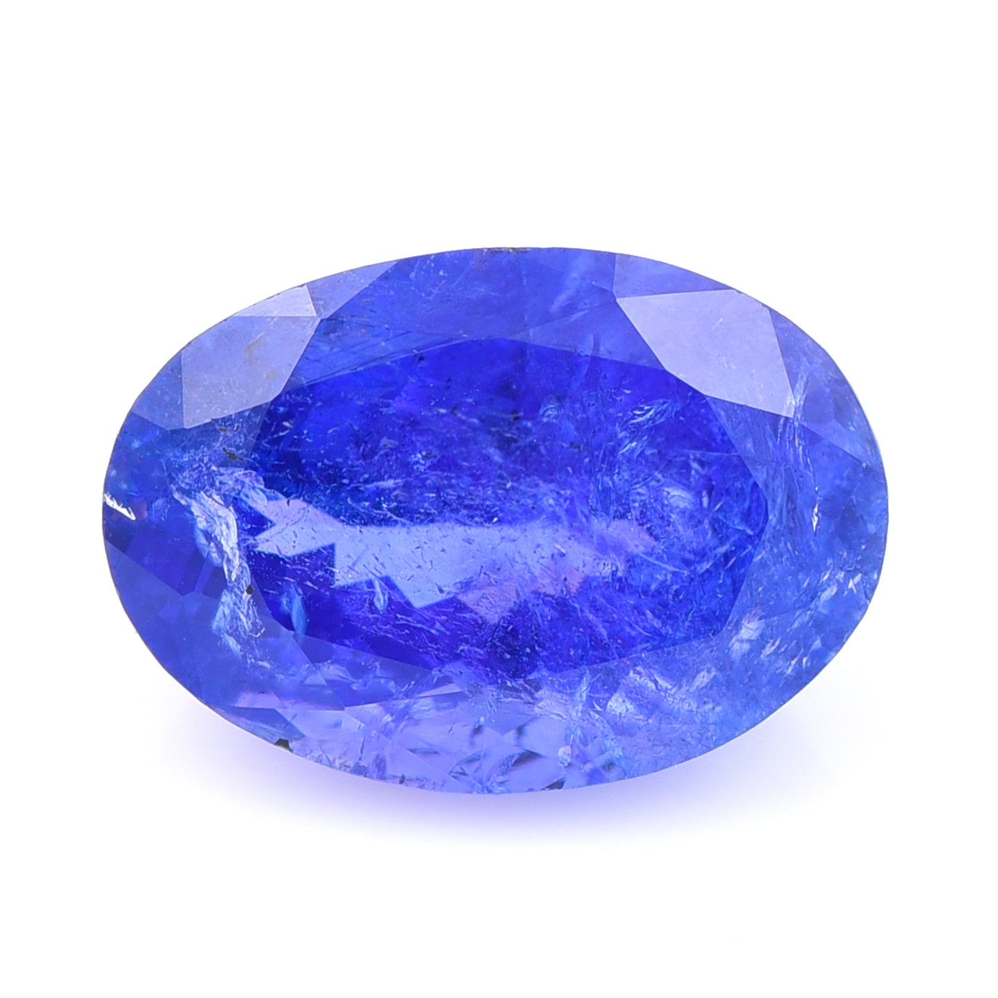 5.12 Natural Zoisite Tanzanite Oval Mixed Cut Gemstone
