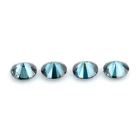 0.59 Blue Diamond Round Loose Gemstone