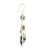 27.10 Ct Smoky Quartz 925 Sterling Silver Earrings