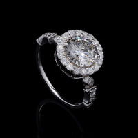 2.75 Carats Lab Grown Diamond 14K Gold Ring