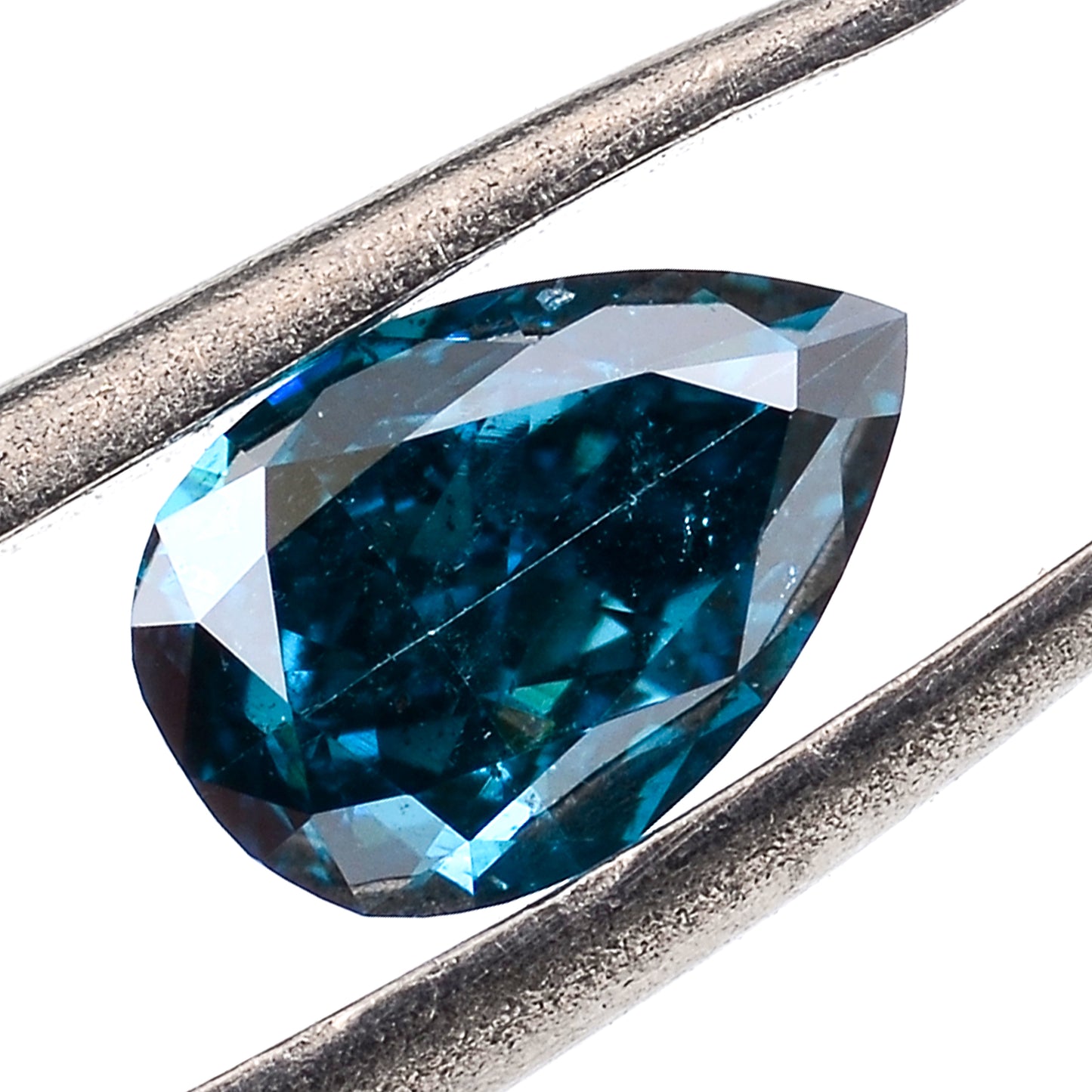0.89 Blue Diamond Pear Loose Diamond