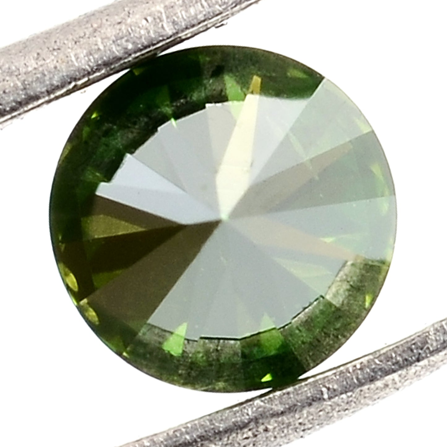 0.72 Green Diamond Round Loose Gemstone