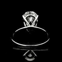 4.00 Carats Lab Grown Diamond 14K Gold Ring