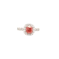 1.66 Carats Pink Lab Grown Diamond 14K Gold Ring