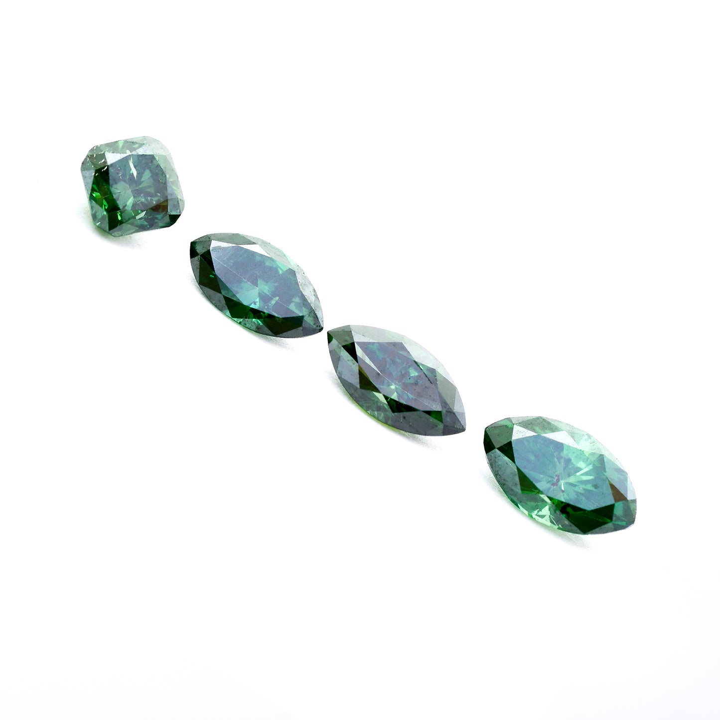 1.43 Green Diamond Marquise, Octagon Loose Diamond