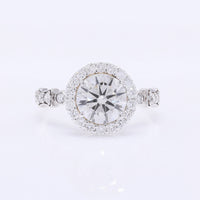 2.75 Carats Lab Grown Diamond 14K Gold Ring
