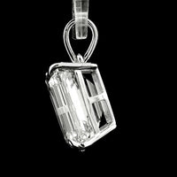 6.09 Carats Lab Grown Diamond 14K Gold Pendant