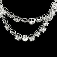 52.91 Ct Round Lab Grown Diamond 14K Gold Necklace