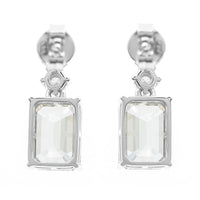 4.42 Carats Lab Grown Diamond 14K Gold Earrings