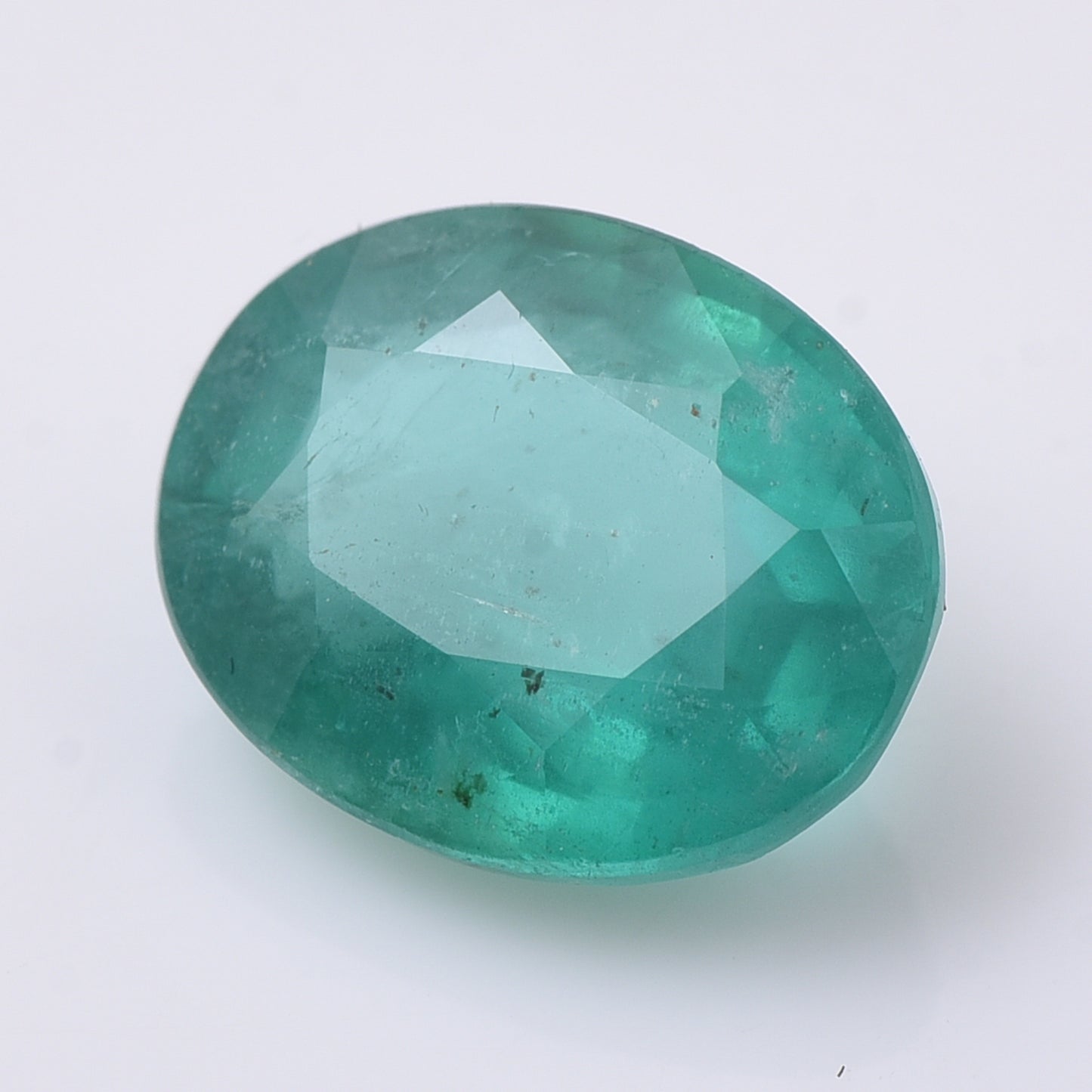 2.48 Natural Beryl Emerald Oval Mixed Cut Gemstone