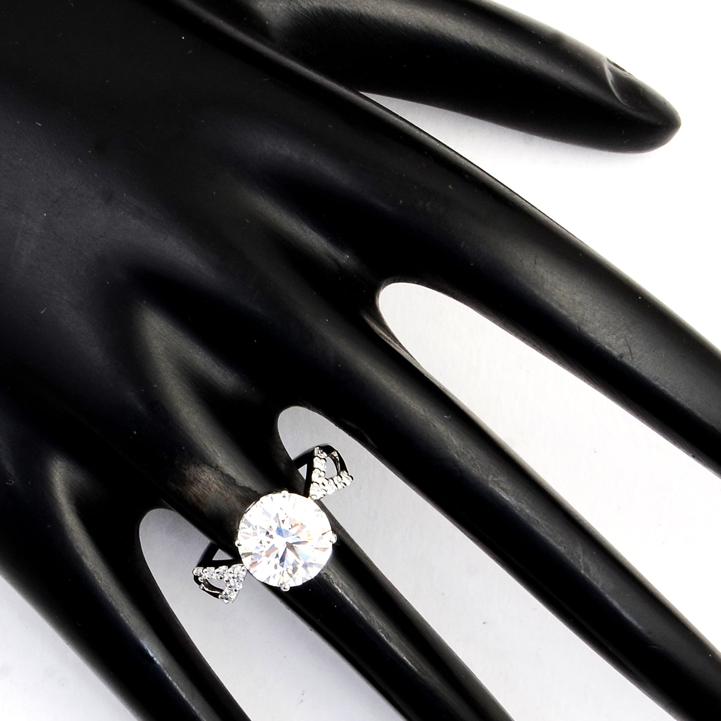 3.03 Carats Lab Grown Diamond 14K Gold Ring