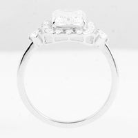 3.62 Carats Lab Grown Diamond 14K Gold Ring