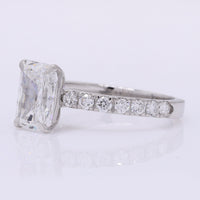 2.39 Carats Lab Grown Diamond 950 Platinum Ring