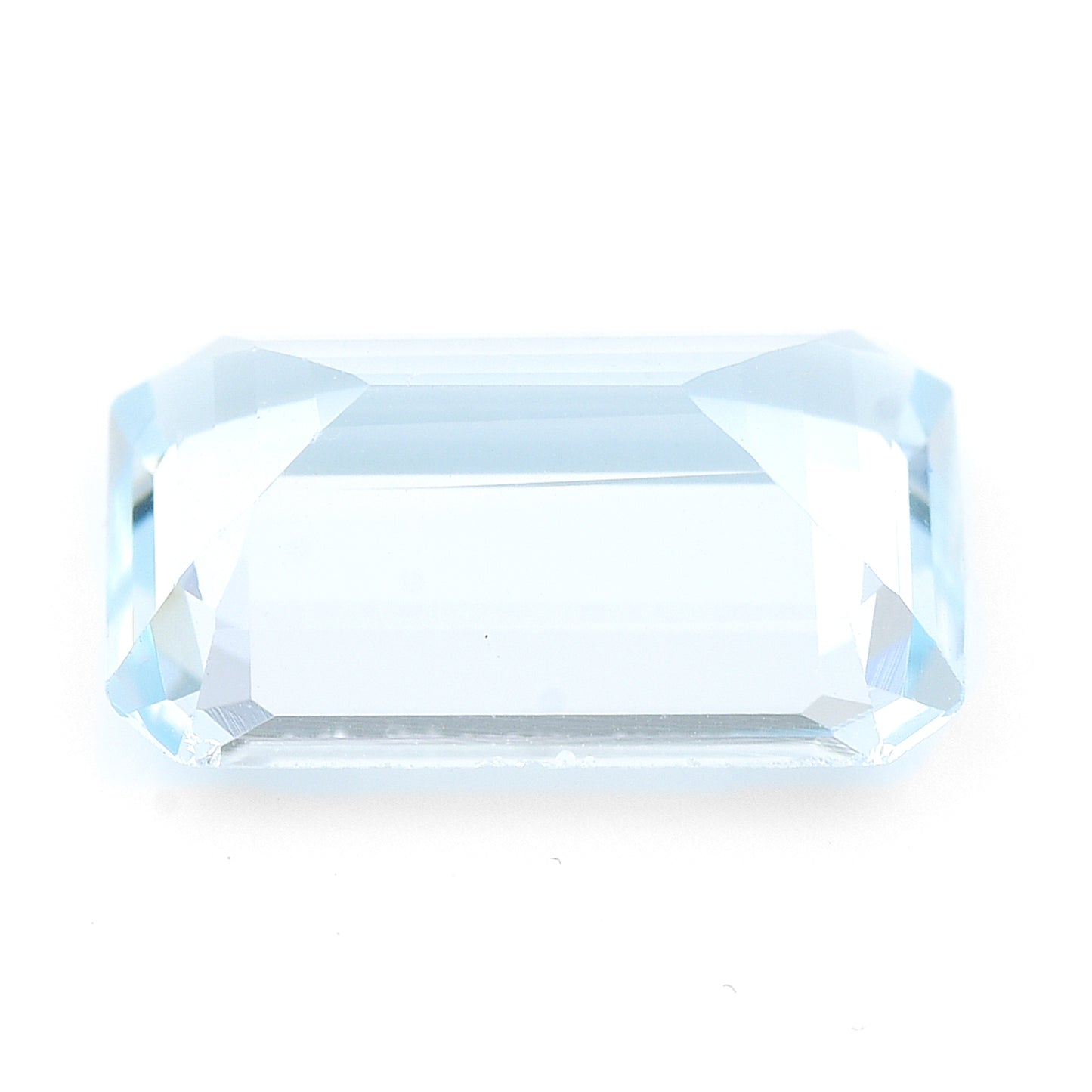 3.19 Natural Beryl Aquamarine Emerald Cut Gemstone