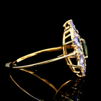 2.30 Ct Oval Tourmaline 14K Gold Ring