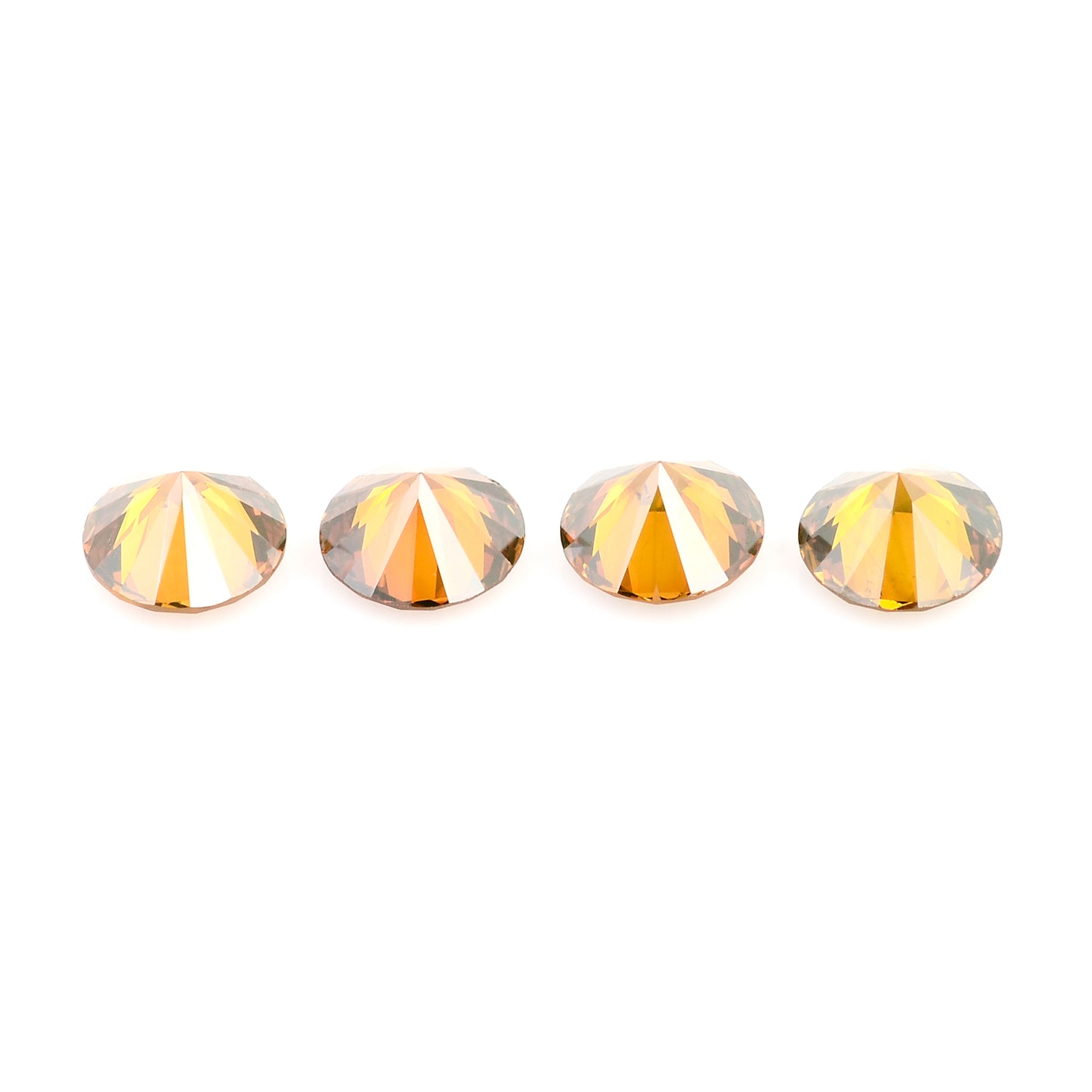 0.67 Red Diamond Round Loose Gemstone