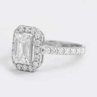 2.14 Carats Lab Grown Diamond 14K Gold Ring