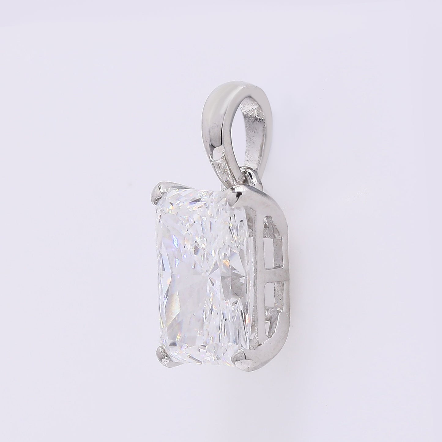 1.88 Carats Lab Grown Diamond 950 Platinum Pendant