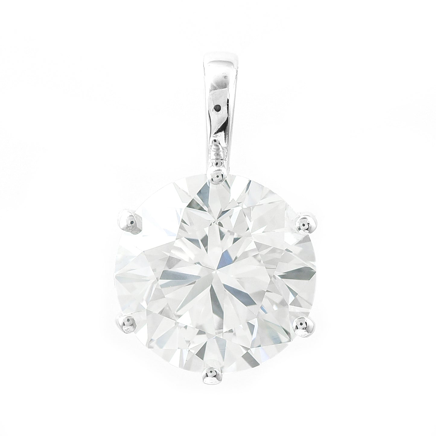 2.20 Carats Lab Grown Diamond 14K Gold Pendant