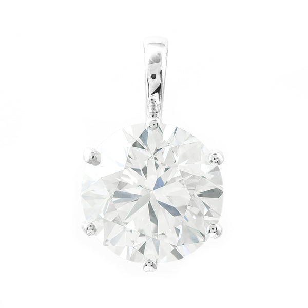 2.20 Carats Lab Grown Diamond 14K Gold Pendant
