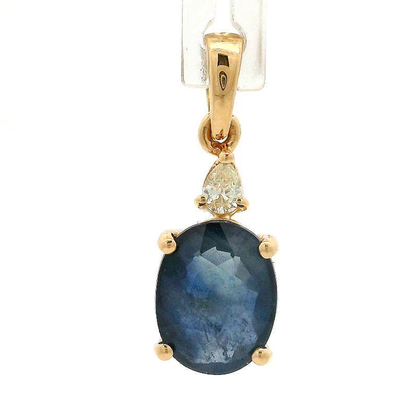 2.07 Ct Oval Ruby 14K Gold Pendant