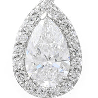 1.92 Carats Lab Grown Diamond 14K Gold Pendant