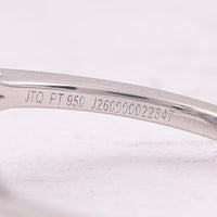 2.15 Ct Oval Mixed Cut Natural Sapphire 950 Platinum Ring