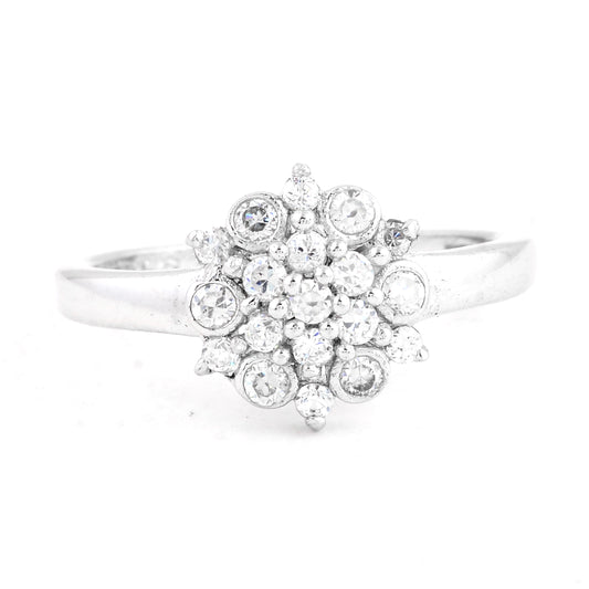 1.58 Ct Cubic Zirconia 925 Sterling Silver Ring