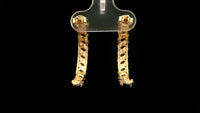 2.22 Ct Marquise Tourmaline 14K Gold Earrings