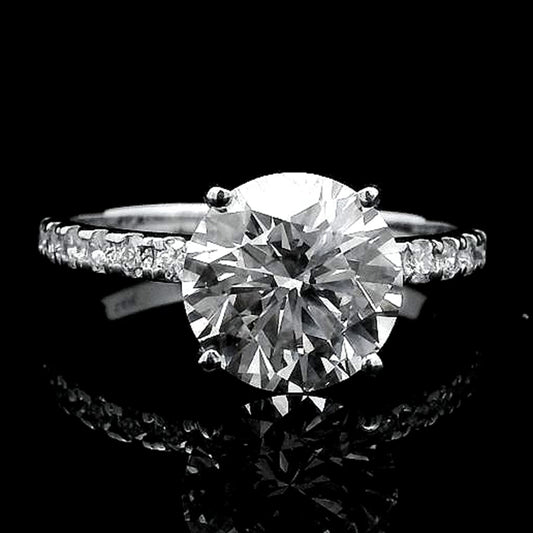 2.26 Carats Lab Grown Diamond 14K Gold Ring