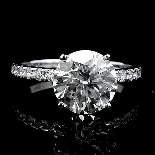 2.26 Carats Lab Grown Diamond 14K Gold Ring