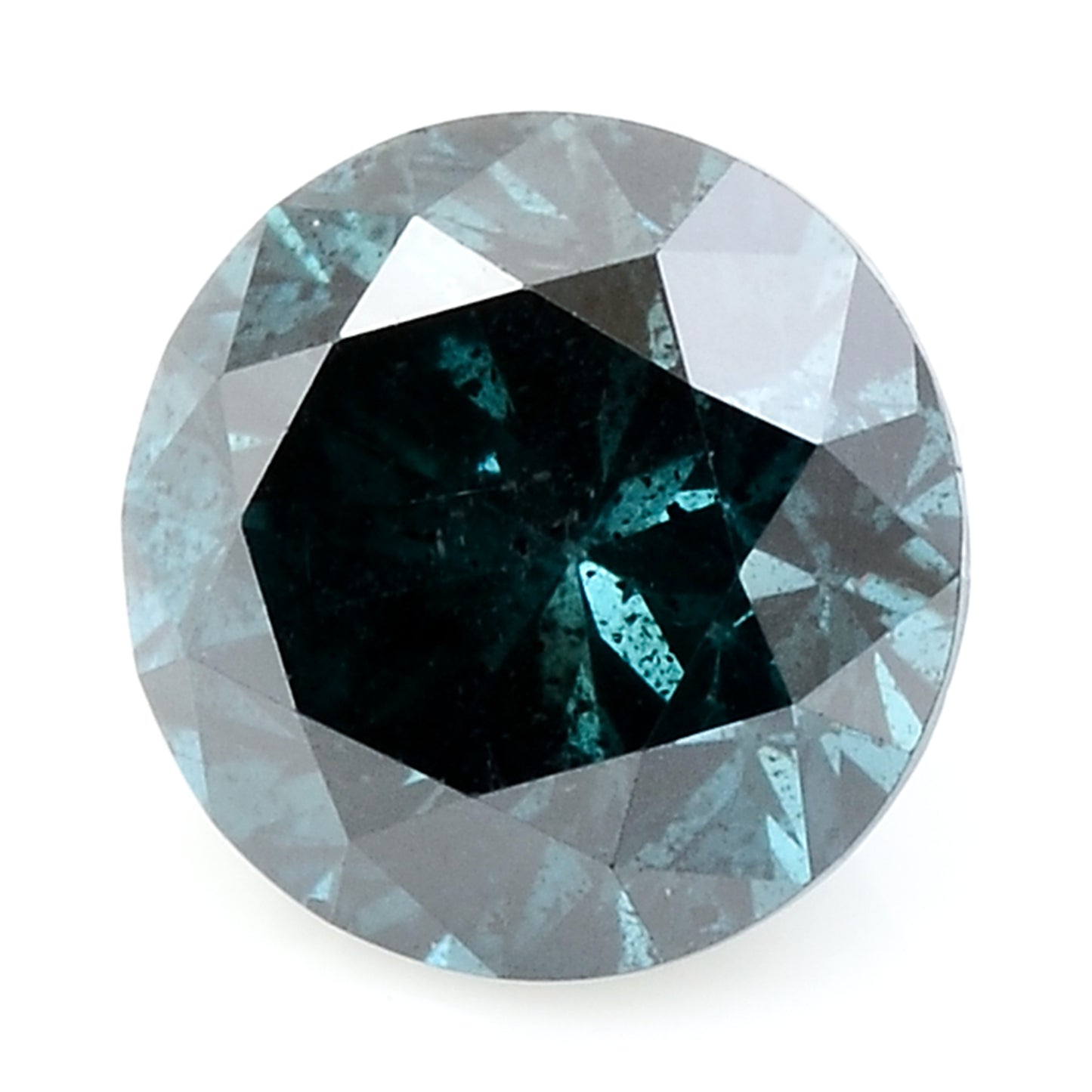 0.47 Blue Diamond Round Loose Gemstone
