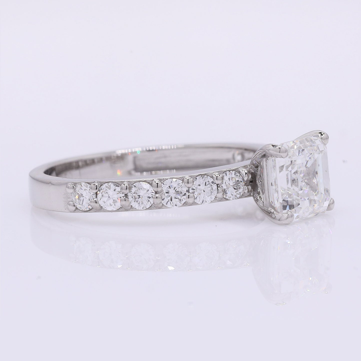 2.02 Carats Lab Grown Diamond 950 Platinum Ring