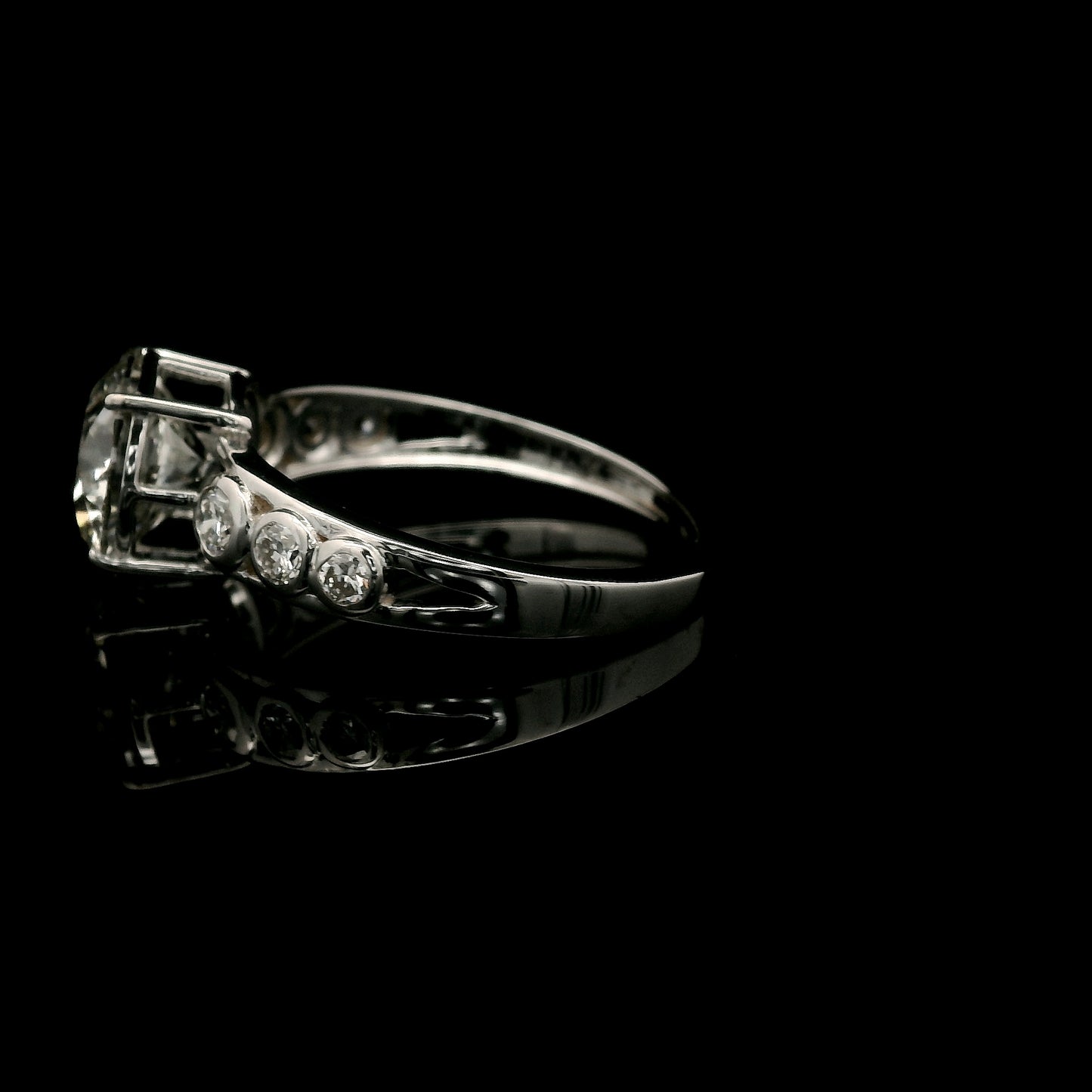 2.40 Carats Lab Grown Diamond 14K Gold Ring