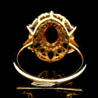 2.00 Ct Oval Rubellite 14K Gold Ring