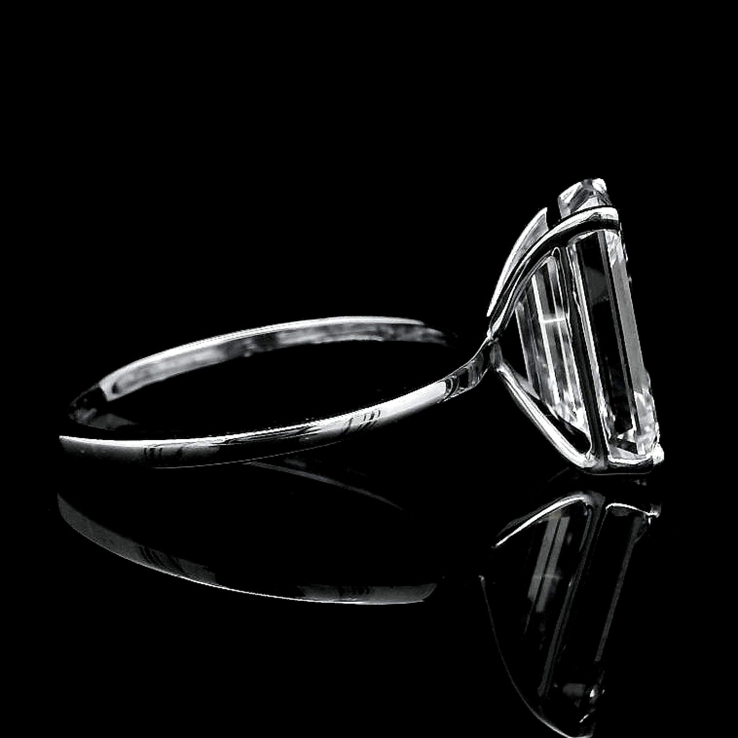 5.09 Carats Lab Grown Diamond 14K Gold Ring