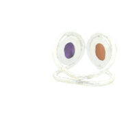 13.05 Ct Amethyst, Moonstone 925 Sterling Silver Ring