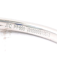 1.91 Ct Oval Mixed Cut Natural Sapphire 950 Platinum Ring